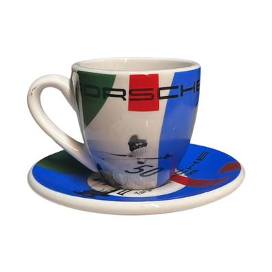 Porsche Espressotasse mit Untertasse Espresso Gläser Targa Florio 1959 Tasse