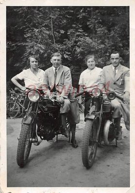 Zwei Motorrad NSU 251 Orig. Foto