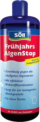 Söll Algenentferner 1 Liter Frühjahrsalgenstop für 20 Qbm Teichwasser