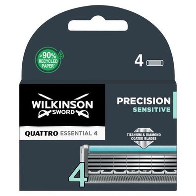 Wilkinson Quattro Sensitive 4er-Nachfüllklingen