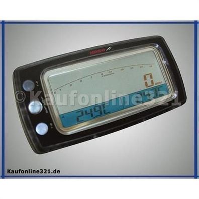 KOSO Stage6 G2 Drehzahlmesser NEU Thermometer Voltmeter Motorrad Roller, S6-4053