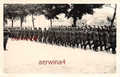 Parade deutsche Soldaten Musikkapelle Kaserne Dresden Großfoto