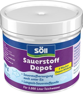 Söll Sauerstoffgehalt anheben 10 Tabl. Sauerstoff Depot-Tabs für Teiche