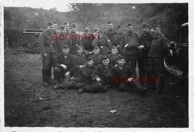 deutsche Soldaten Gruppenfoto in Bergisch- Soldaten