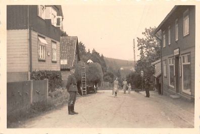 deutscher Soldat Straße nach Unterschierke