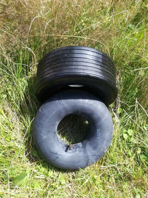 1 x Reifen inkl- Schlauch 15x6-00-6 (GV), TT, 4PR für Heuwender Kings Tire