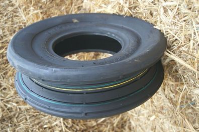 1 x Reifen 15x6-00-6 mit Schlauch 15x600-6 für Heumaschinen WV, Kings Tire