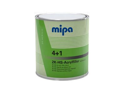 MIPA Grundierfiller "4 + 1 Acrylfiller HS" 3 l Dose, schwarz