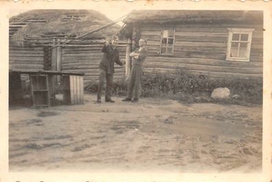 deutsche Soldaten Hütte in Spirowo Russland