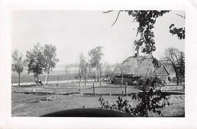 russisches Bauernhaus Ostfront Russland