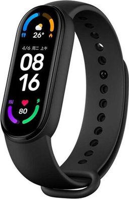 Xiaomi Mi Band 6 Aktivitätstracker - Sauerstoff / Stressmessgerät Schwarz