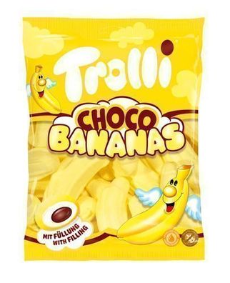 Trolli Schoko-Bananen 150 g - Süße Fruchtige Leckerei aus Deutschland