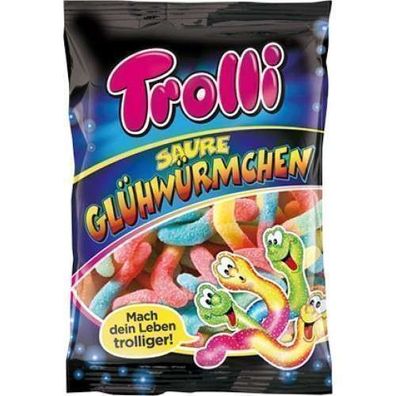 Trolli Glühwürmchen Gummibärchen 150 g - Fruchtige Erfrischung aus Deutschland