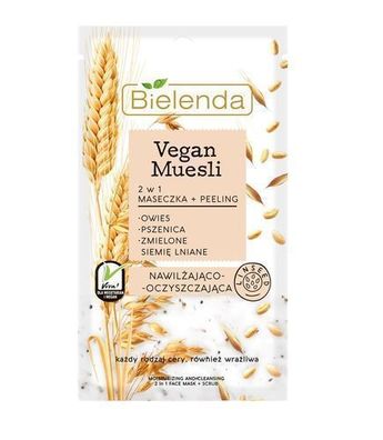 Bielenda Vegan Muesli Maseczka+Peeling, 8 g