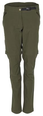 Pinewood 3045 Everyday Travel Zip-Off Damen Hose Grün (100)