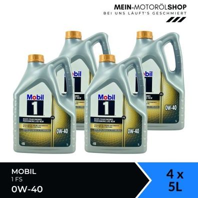 Mobil 1 FS 0W-40 4x5 Liter