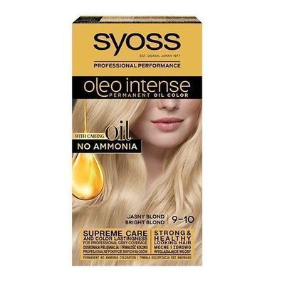 Syoss Oleo Intense Farbe Hellblond 9-10 - Langanhaltende Farbe