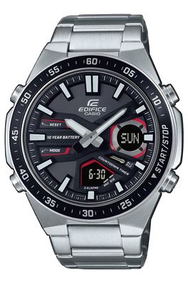 Casio Edifice Herrenuhr Chronograph Schwarz/Rot EFV-C110D-1A4VEF