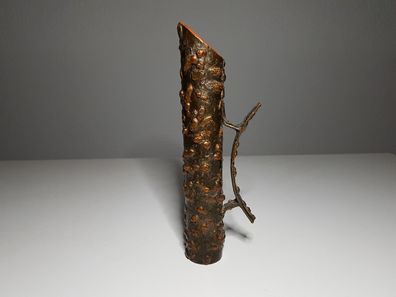 Alte DDR Krug aus Eisen 1960er Jahre Massiv Grabenkunst Kanne Vase Karaffe