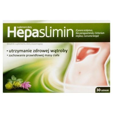 Hepaslimin, 30 Tabletten zur Leberunterstützung