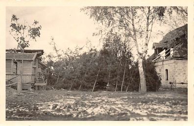 Geschütz Feuerstellung am Wolchow Ostfront Russland