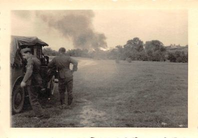 Kübelwagen am Einsatz Rauchwolken Ostfront