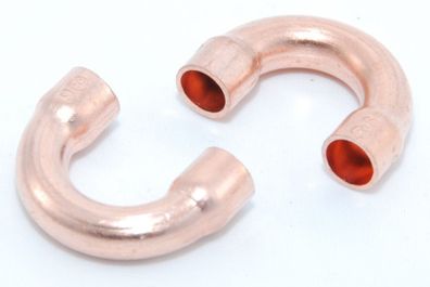 2x Kupferfitting Doppelbogen 06 mm 5060 Lötfitting copper fitting CU