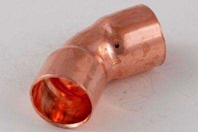 10x Kupferfitting Bogen 15 mm 45 Grad 5041 i/i Lötfitting copper fitting CU