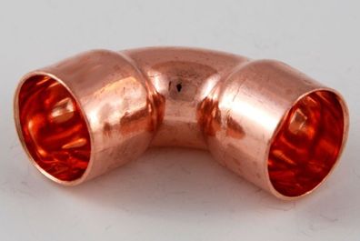 10x upferfitting Bogen 15 mm 90 Grad 5002a i/i Lötfitting copper fitting CU