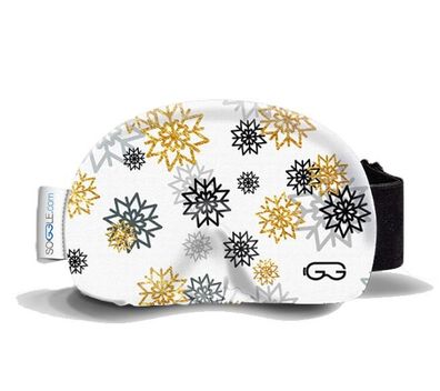 SOGGLE Goggleschutz Snowflakes white