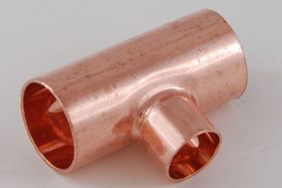 2x Kupferfitting Reduzier T Stück 22-12-22 mm 5130 Lötfitting copper fitting CU