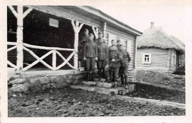 Quartier deutsche Soldaten Seimanowa / Orel Ostfront