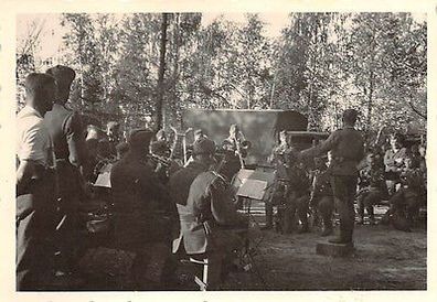 Standkonzert der Musikkapelle Inft. Regiment 41 Ignatowo Russland Ostfront