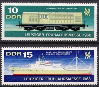 DDR Nr.1349/50 * * Frühjahrsmesse 1968, postfrisch