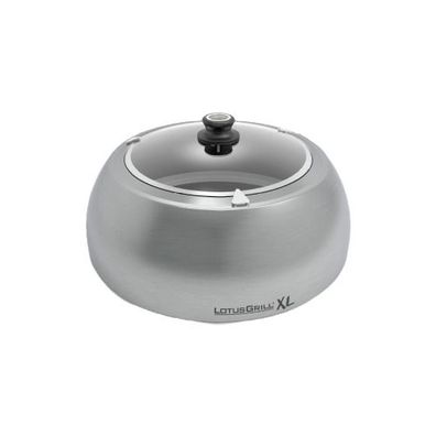 LotusGrill Grillhaube mit Glas Edelstahl DK-SG-435 XL