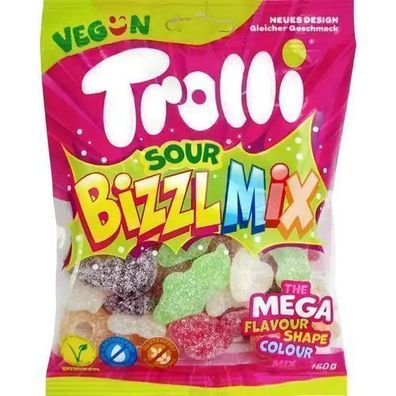 Trolli Bizzl Mix Fruchtgummis 150 g - Vielfältiger Genuss aus Deutschland