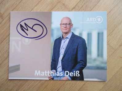 ARD Hauptstadtstudio Matthias Deiß - handsigniertes Autogramm!!!