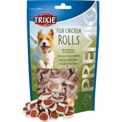 Trixie PREMIO Hund Snack Fish Chicken Rolls 75 g