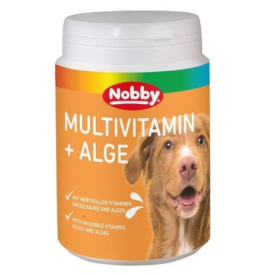 Nobby Tabletten Multivitamin Hund Alge Kieselsäure 185g Nahrungsergänzung Snack