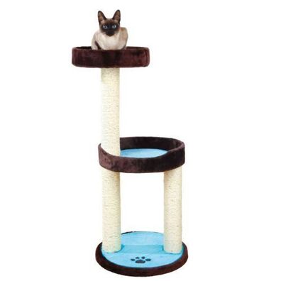 Trixie Kratzbaum Katze Cat Lugo 103 cm, braun/türkis