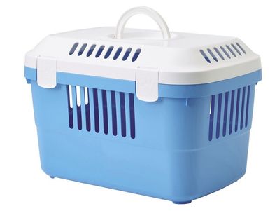 Nobby Transportbox Discovery 1blau 48,5 x 33 x 31,5 cm Katze Hund Welpe Box