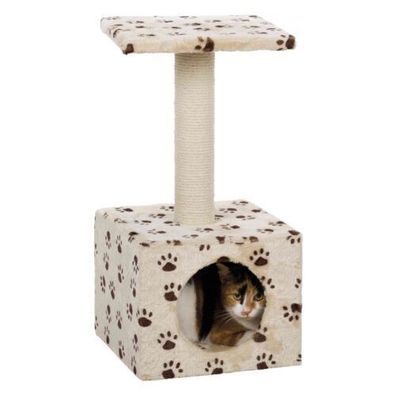 Trixie Junior Kratzbaum Katze Cat Zamora 60 cm, beige mit Pfoten