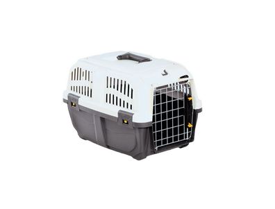 Nobby Transportbox "Skudo 2 IATA"grau / creme 55 x 36 x 35 Hudn Dog Katze Cat