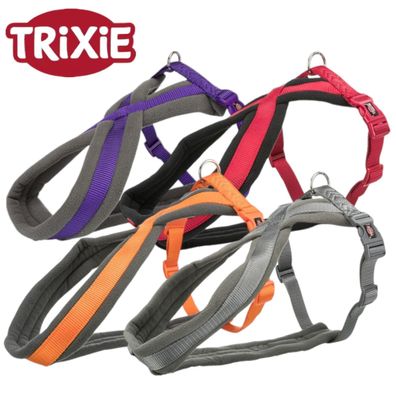 Trixie Premium Touren Geschirr XXS-XS div. Farbe gepolstert Hunde Hundegeschirr