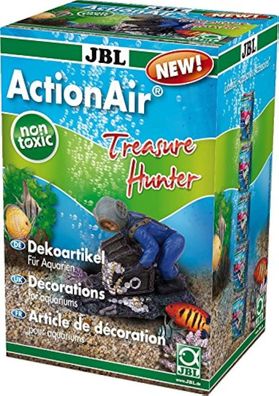 JBL Action Air Treasure Hunter Dekofigur Taucher mit Luftantrieb Aquarien Fische