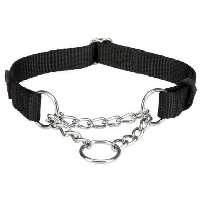 Trixie Premium Zug Stopp Halsband M-L / L-XL schwarz stufenlos verstellbar Hund