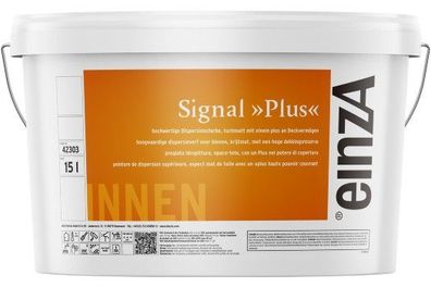 einzA Signal Plus ultramatt 12,5 Liter weiß