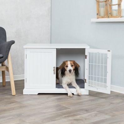 Trixie Hundebox / Home Kennel weiß Größe M 73 × 53 × 53 cm Hund Dog Liegeplatz