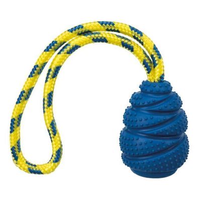 Trixie Jumper am Seil Naturgummi 7 cm/25 cm oder 9 cm/30 cm Spielzeug Ball Hund