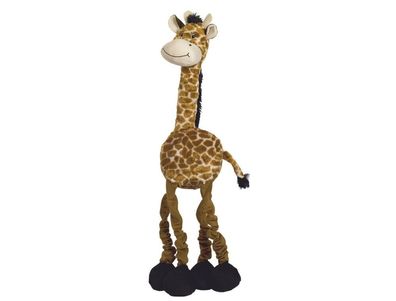 Nobby Plüsch Hundespielzeug Giraffe 72cm mit Squeaker Plüschspielzeug Hund